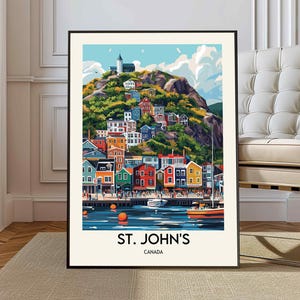 St Johns poster, St Johns Wall Art, St Johns Print, St Johns Photo, St Johns Poster Print, St Johns Travel Poster, St Johns city poster