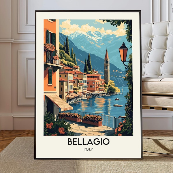 Bellagio poster, Bellagio Wall Art, Bellagio Print, Bellagio Photo, Bellagio Poster Print Bellagio Travel, Bellagio city Bellagio Lake Como