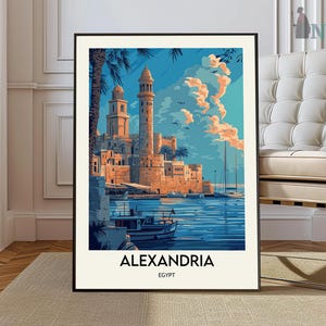 Alexandria Print, Alexandria Wandkunst, Alexandria Poster, Alexandria Foto, Alexandria Poster Druck, Alexandria ägypten, Alexandria Stadt Ägypten