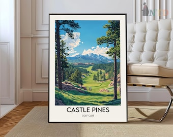 Castle Pines Golf Club poster, Castle Pines Golf Club Wall Art, Castle Pines Golf Club Print, Castle Pines Golf Club Photo