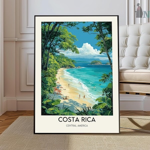 Costa Rica Print, Costa Rica Wall Art, Costa Rica Poster, Costa Rica Photo, Costa Rica Poster Print, Costa Rica Wall Décor, Costa Rica map