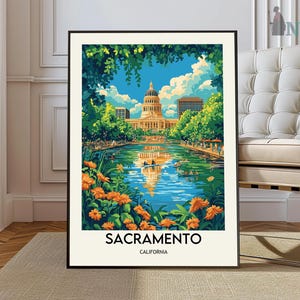 Sacramento poster, Sacramento Wall Art, Sacramento Print, Sacramento Photo, Sacramento Poster Print, Sacramento California poster