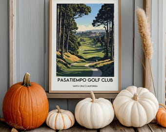 Pasatiempo Golf Course Photo: California Wall Art Print