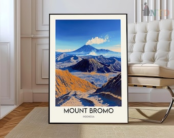 Mount Bromo Poster, Mount Bromo Wandkunst, Mount Bromo Druck, Mount Bromo Foto, Mount Bromo Poster Druck, Mount Bromo Indonesien Poster