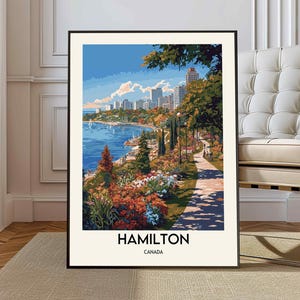 Hamilton poster, Hamilton Wall Art, Hamilton Print, Hamilton Photo, Hamilton Poster Print, Hamilton Travel Poster, Hamilton canada Gift