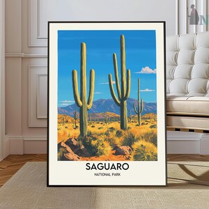 Saguaro National Park Print, Saguaro National Park Wall Art, Saguaro National Park Poster, Saguaro National Park Arizona poster