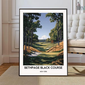 Bethpage Black golf course poster, Bethpage Black Wall Art, Bethpage Black Print, Bethpage Black Photo, Bethpage Black Long Island poster