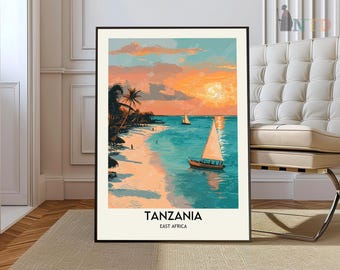 Tanzania Print, Tanzania Poster, Tanzania Wall Art, Tanzania Art Print, Tanzania Decor, Tanzania Africa, Tanzania Photo, Tanzania Artwork