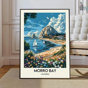 Morro Bay poster, Morro Bay Wall Art, Morro Bay Print, Morro Bay Photo, Morro Bay Poster Print, Morro Bay Travel Poster, Morro Bay Gift