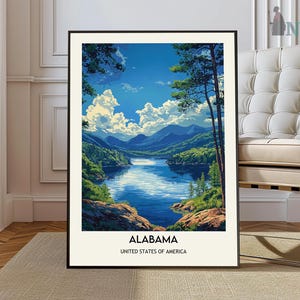 Alabama Print, Alabama Wall Art, Alabama Poster, Alabama Photo, Alabama Poster Print, Alabama Wall Décor, Alabama Travel Poster