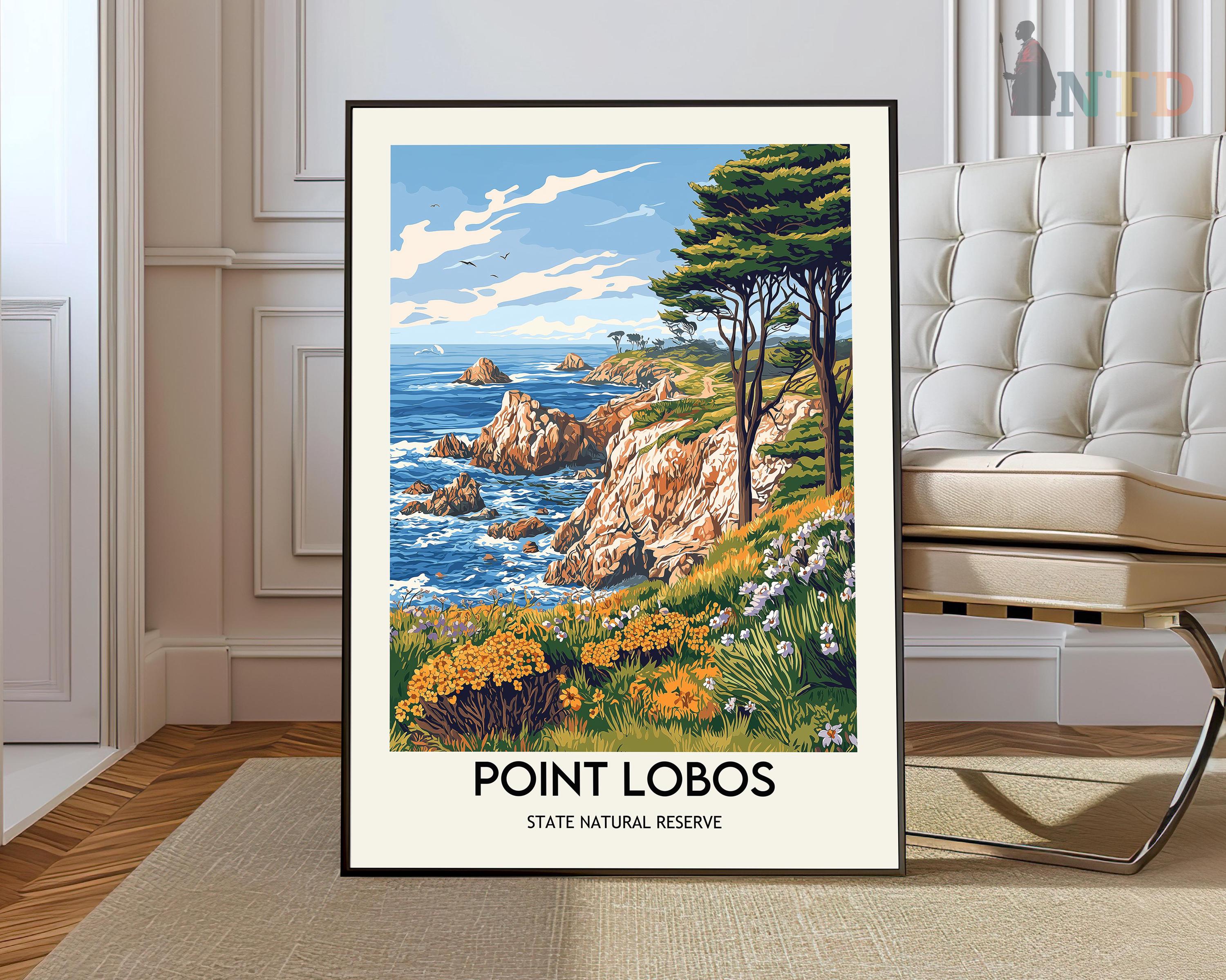 Point Lobos-poster, Point Lobos-muurkunst, Point Lobos-print, Point Lobos-foto, Point Lobos-posterprint, Point Lobos Carmel-by-the-Sea