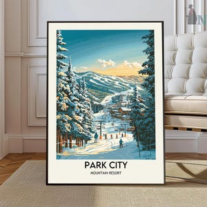Park City Print, Park City Wandkunst, Park City Poster, Park City Foto, Park City Poster Druck, Park City Reiseposter, Park City Utah