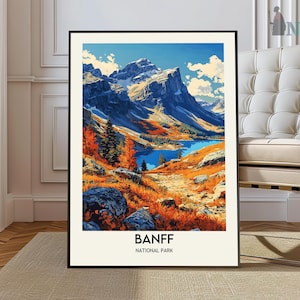 Banff Art Print | Banff National Park | Banff Wall Art | Banff Print | Banff Poster | Canadian Rockies | Mountain Print | National Parklogo