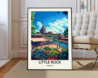 Vintage Little Rock Arkansas Postcard Set - 20 Identical 4x6 Reprints From 1930s-1940s