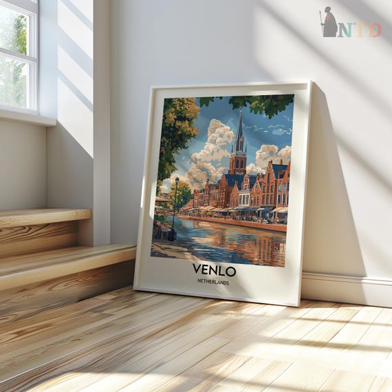 Venlo Netherlands Poster: City Travel Art Print - Etsy