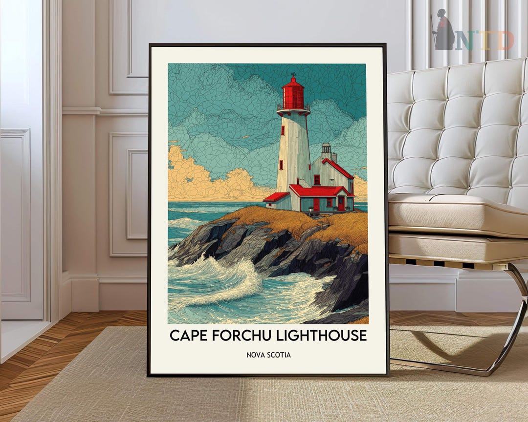 フォルチュ岬灯台のポスター、フォルチュ岬灯台のウォールアート