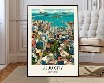 Jeju City poster, Jeju City Wall Art, Jeju City Print, Jeju City Photo, Jeju City Poster Print, Jeju City Travel, Jeju City South Korea art