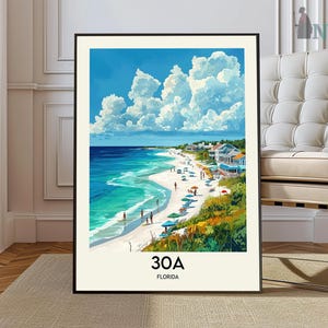 30A Florida Print, 30A Wandkunst, 30A Poster, 30A Foto, Seaside, Rosemary Beach, Alys Beach, Grayton Beach State Park, Blue Mountain Beach