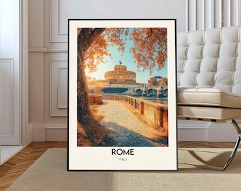 Rome Poster, Rome Print, Rome Wall Art, Rome Travel Poster, Rome Art Print, Rome Italy Print, Italy Wall Art, Italy Poster, Rome Photo