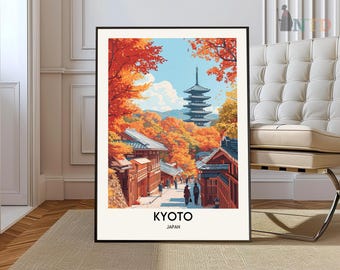 Kyoto Print, Kyoto Wall Art, Kyoto Poster, Kyoto Photo, Kyoto Poster Print, Kyoto Wall Decor, Japan Poster, Japan Print, Kyoto city Japan