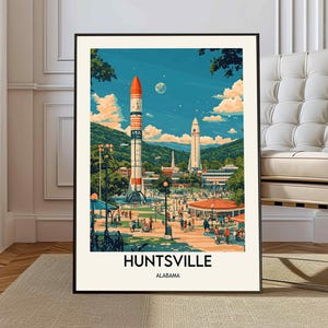 Huntsville Poster, Huntsville Wandkunst, Huntsville Druck, Huntsville Foto, Huntsville Poster Druck, Huntsville Stadt, Huntsville Alabama