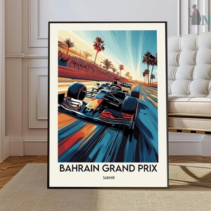 Bahrain Grand Prix poster, Bahrain Grand Prix Wall Art, Bahrain Grand Prix Print, Bahrain Grand Prix Photo, Bahrain Grand Prix Sakhir