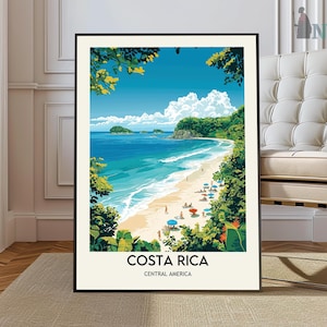 Costa Rica Print, Costa Rica Wall Art, Costa Rica Poster, Costa Rica Photo, Costa Rica Poster Print, Costa Rica Wall Décor, Costa Rica map