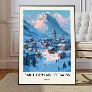 Saint-Gervais-les-Bains Wall Art, Saint-Gervais-les-Bains Print, Saint-Gervais-les-Bains Poster, Saint-Gervais-les-Bains Photography,
