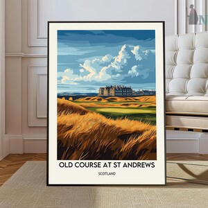 st.andrews ポスター（ゴルフ） セントアンドリュースオールドコース