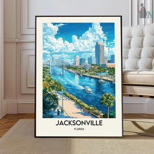 Jacksonville Print, Jacksonville Wall Art, Jacksonville Poster, Jacksonville Photo, Jacksonville Poster Print, Jacksonville Florida poster