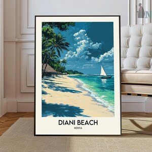 Diani Beach Print, Diani Beach Wandkunst, Diani Beach Poster, Diani Beach Foto, Diani Beach Poster Druck, Diani Beach Kenia, Ukunda Plakat