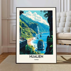 Hualien City Poster, Hualien City Wall Art, Hualien City Print, Hualien City Photo, Hualien City Poster Print, Hualien City Travel Poster