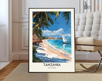 Tanzania Print, Tanzania Poster, Tanzania Wall Art, Tanzania Art Print, Tanzania Decor, Tanzania Africa, Tanzania Photo, Tanzania Artwork