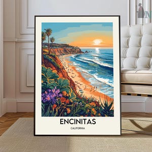 Encinitas Print, Encinitas Wall Art, Encinitas Poster, Encinitas Photo, Encinitas Poster Print, California Poster Print, Encinitas San Diego
