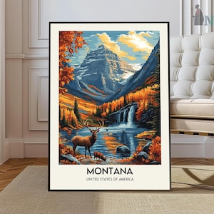 Montana Print, Montana Wall Art, Montana Poster, Montana Photo, Montana Poster Print, Montana Wall Décor, Montana Travel Poster