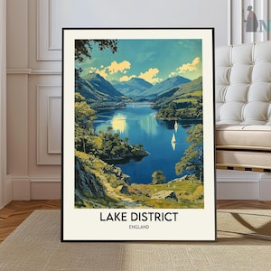 Lake District Print, Lake District Poster, Lake District Wall Art, Lake District Travel, Lake District art print, Lake District artwork