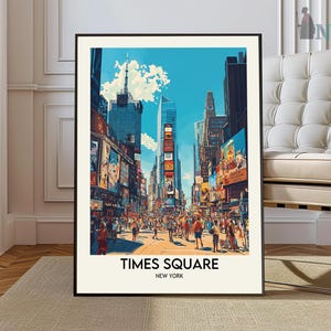 Stampa di Times Square, Arte murale di Times Square, Poster di Times Square, Foto di Times Square, Stampa poster di Times Square, Poster di Times Square New York
