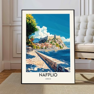 Nafplio Plakat, Nafplio Wandkunst, Nafplio Druck, Nafplio Foto, Nafplio Poster Druck, Nafplio Reiseplakat, Nafplio Stadt, Nafplio Griechenland
