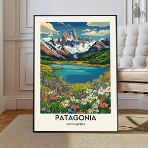 Voyage en Patagonie, poster Patagonia, photo Patagonia, impression Patagonia, photographie Patagonia, cadeau Patagonia, art Patagonia oeuvre d&#39;art Patagonia