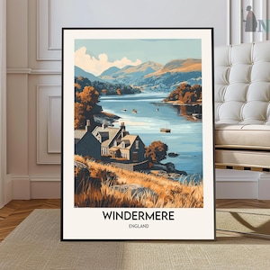 Windermere Print, Windermere Wandkunst, Windermere Poster, Windermere Foto, Windermere UK, Windermere England, Lake Distrikt Nationalpark