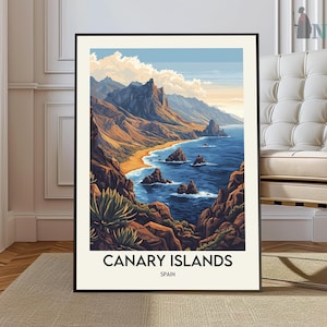 Canary Island poster, Canary Island Wall Art, Canary Island Print, Canary Island Photo, Canary Island Poster Print, Canary Island Travel,