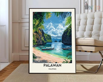 Palawan Poster, Palawan Wall Art, Palawan Print, Palawan Photo, Palawan Poster Print, Palawan Travel Poster, Palawan Philippines poster