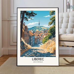 Liberec poster, Liberec Wall Art, Liberec Print, Liberec Photo, Liberec Poster Print, Liberec Travel Poster, Liberec Czech Republic Poster