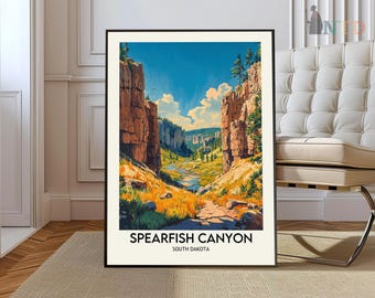 Spearfish Canyon Print, Spearfish Canyon Poster, Spearfish Canyon Wall Art, Spearfish Canyon Travel print, Spearfish Canyon art print