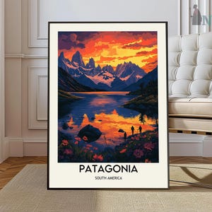 Voyage en Patagonie, poster Patagonia, photo Patagonia, impression Patagonia, photographie Patagonia, cadeau Patagonia, art Patagonia oeuvre d&#39;art Patagonia