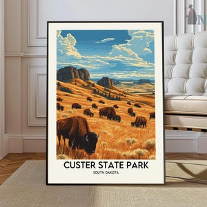Custer State Park Print, Custer State Park Poster, Custer State Park Wall Art, Custer State Park Travel, Custer State Park South Dakota