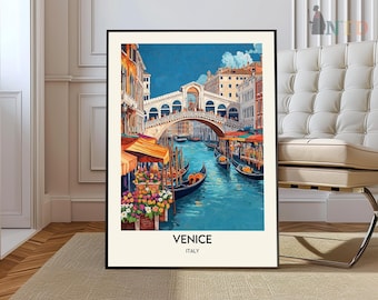 Venice Art, Venice Italy, Venice Canal, Venice Photo, Venice Travel, Italy Poster, Venice Artwork, Venice Skyline, Venice Italy poster