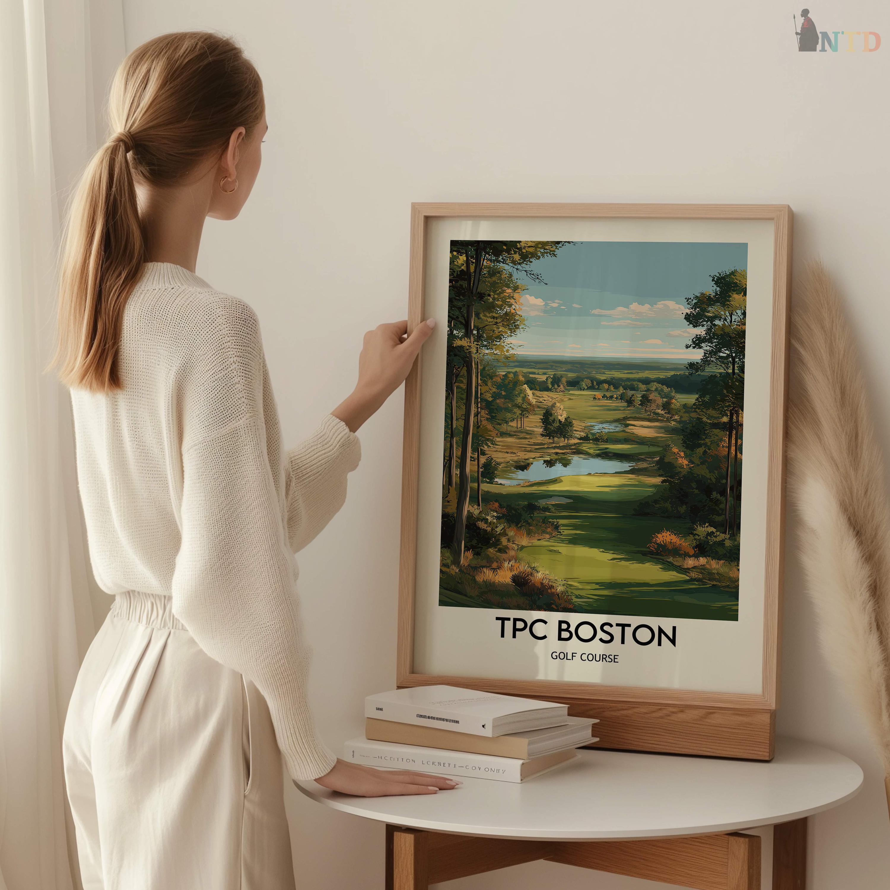 TPCボストンゴルフクラブポスタープリント、PGAツアーチャンピオン