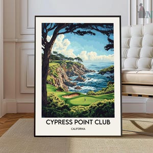 Cypress Point Club poster, Cypress Point Club Wall Art, Cypress Point Club Print, Cypress Point Club Photo Cypress Point Club Monterey decor