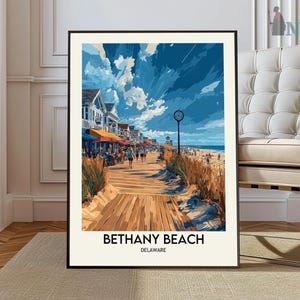 Bethany Beach Poster, Bethany Beach Print, Bethany Beach Wall Art, Bethany Beach  Delaware, Bethany Beach photo, Bethany Beach photo